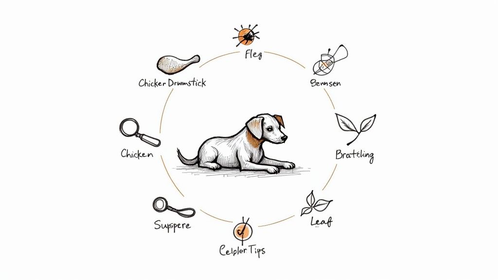 dog is constantly itching but no fleas: Quick relief tips