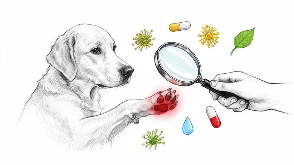 A UK Dog Owner’s Guide to Stop Dogs Licking Paws