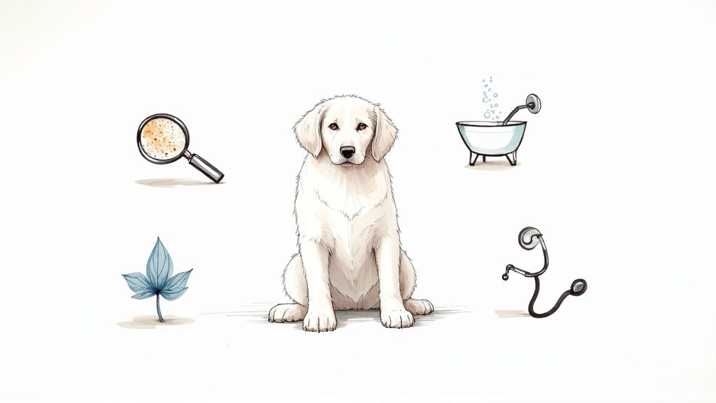 A UK Owner's Guide to Stop Itching in Dogs for Good