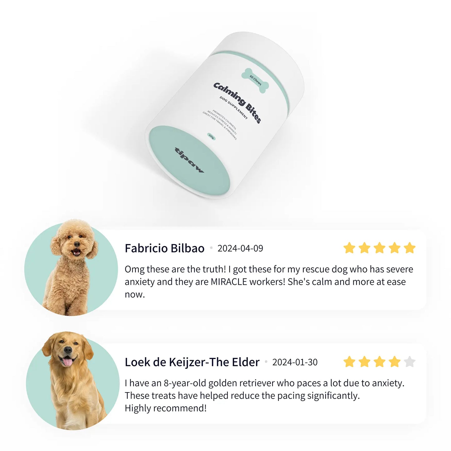 Calming Bites compléments pour chien
